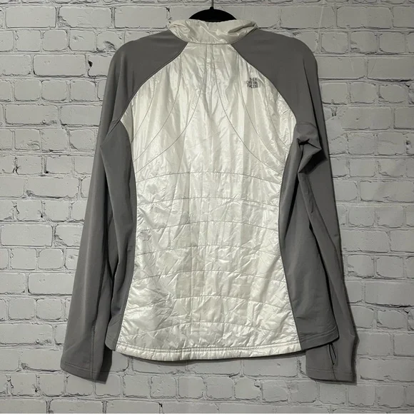 The North Face Flight Series Primaloft Women's Gray White Jacket XL Lightweight - Picture 7 of 8